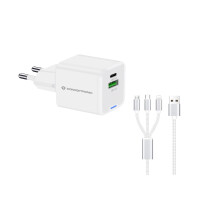 Conceptronic 2-Port 33W GaN USB-PD-Ladegerät mit...