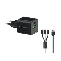 Conceptronic 2-Port 33W GaN USB-PD-Ladegerät mit...