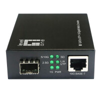 LevelOne 10-Gigabit RJ45 zu SFP+ Mediakonverter, 10000...