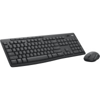 Logitech MK370 Combo for Business, Kabellos, RF Wireless + Bluetooth, Membran Key Switch, QWERTY, Graphit, Maus enthalten