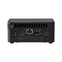 ASUS NUC 14 Pro RNUC14RVHI300002I, UCFF, Mini-PC Barebone, DDR5-SDRAM, PCI Express, Serial ATA III, 802.11a, 802.11b, 802.11g, Wi-Fi 4 (802.11n), Wi-Fi 5 (802.11ac), Wi-Fi 6E (802.11ax), 90 W