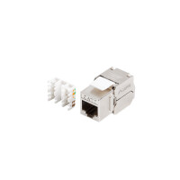 Lanberg KSF7-2000, Flach, Edelstahl, RJ-45, LSA,...