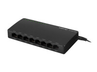 Lanberg DSP2-1008-12V - Unmanaged - Gigabit Ethernet (10/100/1000)