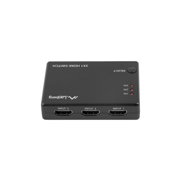 Lanberg SWV-HDMI-0003, HDMI, 2.0b, Schwarz, Acrylnitril-Butadien-Styrol (ABS), 60 Hz, 3 m