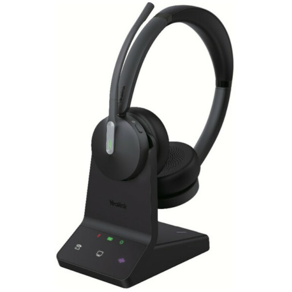 Yealink WH64 Dual Teams, Kabellos, 20 - 20000 Hz, Büro/Callcenter, 331 g, Kopfhörer, Schwarz