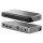 Alogic DUPRMX2-100, Kabelgebunden, USB 3.2 Gen 1 (3.1 Gen 1) Type-C, 135 W, 3,5 mm, 1000 Mbit/s, Grau, Schwarz