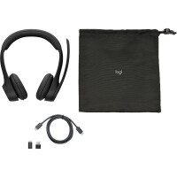 Logitech Zone 305, Kabellos, Car/Home office, 122 g, Kopfhörer, Schwarz