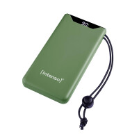 Intenso 7332037, 10000 mAh, Lithium Polymer (LiPo), Power Delivery, Quick Charge 3.0, 3,7 V, 20 W, Grün