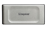 Kingston 500G Tragbare SSD XS2000 - 500 GB - USB Typ-C - 3.2 Gen 2 (3.1 Gen 2) - 2000 MB/s - Schwarz - Silber