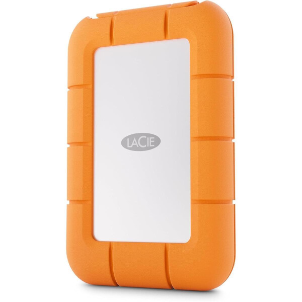 LaCie STMF2000400, 2 TB, USB Typ-C, USB 3.2 Gen 2x2, 2000 MB/s, 40 Gbit/s, Grau, Orange