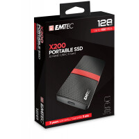 EMTEC X200, 128 GB, USB Typ-C, 3.2 Gen 1 (3.1 Gen 1), 450...