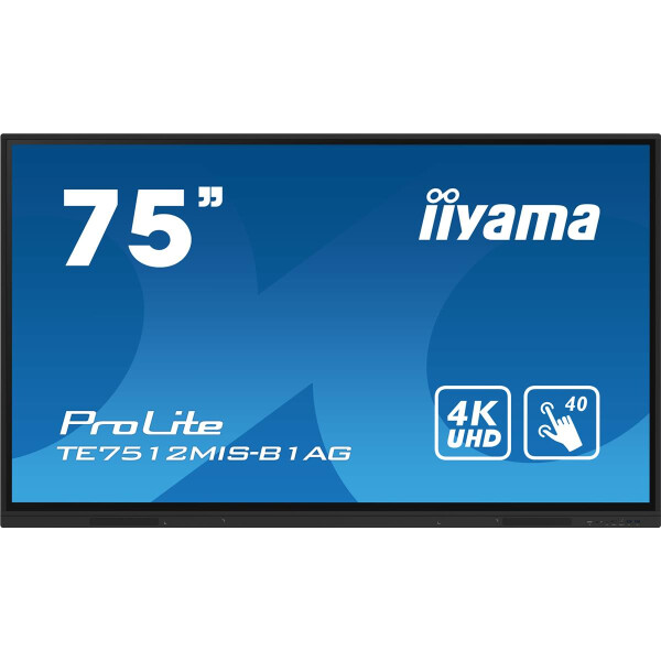 Iiyama PROLITE, Digital Beschilderung Flachbildschirm, 190,5 cm (75"), 3840 x 2160 Pixel, WLAN, 16/7