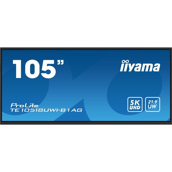 Iiyama Interaktives 105" ( 265.7 cm) Ultra-wide Multi-Touch-Display mit 5K UHD-Auflösung und 21:9-Panoramablick - Digitale A-Platine - 2,67 m (105") - LED - 5120 x 2160 Pixel - WLAN - 24/7