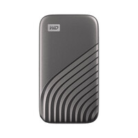 WD My Passport - 500 GB - USB Typ-C - 3.2 Gen 2 (3.1 Gen 2) - 1050 MB/s - Passwortschutz - Grau