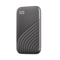 WD My Passport, 2 TB, USB Typ-C, 3.2 Gen 2 (3.1 Gen 2), 1050 MB/s, Passwortschutz, Grau