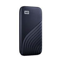 WD My Passport, 1 TB, USB Typ-C, 3.2 Gen 2 (3.1 Gen 2), 1050 MB/s, Passwortschutz, Blau