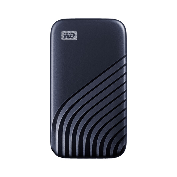 WD My Passport, 2 TB, USB Typ-C, 3.2 Gen 2 (3.1 Gen 2), 1050 MB/s, Passwortschutz, Blau