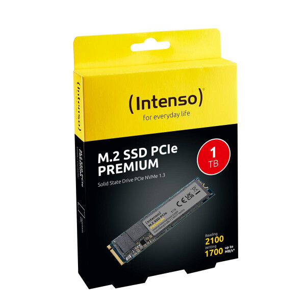 Intenso 3835460, 1 TB, M.2, 2100 MB/s