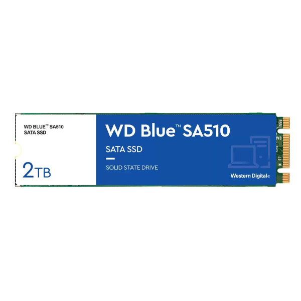 WD Blue SA510, 2 TB, M.2, 560 MB/s, 6 Gbit/s