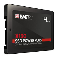 EMTEC X150, 4 TB, 2.5", 520 MB/s, 6 Gbit/s