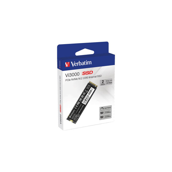 Verbatim Vi3000, 2 TB, M.2, 3100 MB/s