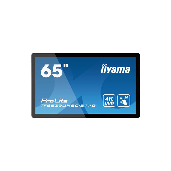 Iiyama TF6539UHSC-B1AG, Interaktiver Flachbildschirm, 165,1 cm (65"), LCD, 3840 x 2160 Pixel