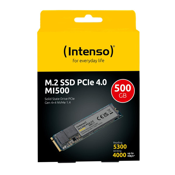 Intenso 3836450, 500 GB, M.2, 5300 MB/s