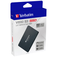 Verbatim Vi550 S3 SSD 512GB, 512 GB, 2.5", 520 MB/s,...