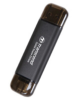Transcend ESD310C - 512 GB - USB Typ-A auf USB Typ-C - USB 3.2 Gen 2x2 - 1050 MB/s - Schwarz