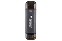 Transcend ESD310C - 1 TB - USB Typ-A auf USB Typ-C - USB 3.2 Gen 2x2 - 1050 MB/s - Schwarz