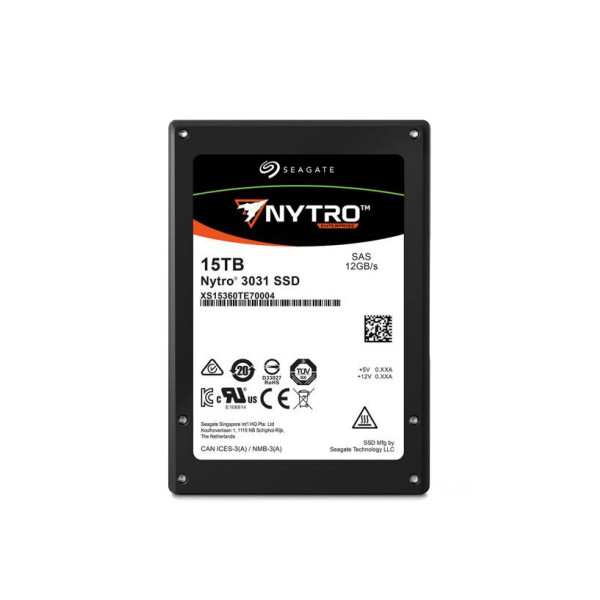 Seagate Enterprise XS15360TE70014, 15,4 TB, 2.5", 1050 MB/s, 12 Gbit/s