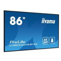 Iiyama ProLite To Be Updated, 2,17 m (85.6"), 3840 x 2160 Pixel, 4K Ultra HD, LED, 8 ms, Schwarz