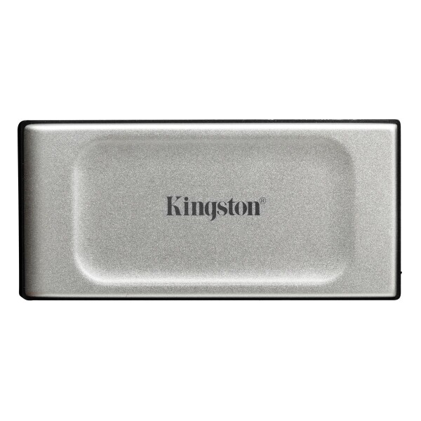 Kingston 4000G Tragbare SSD XS2000 - 4 TB - USB Typ-C - 3.2 Gen 2 (3.1 Gen 2) - 2000 MB/s - Schwarz - Silber