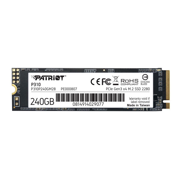 PATRIOT Memory P310, 240 GB, M.2, 1700 MB/s