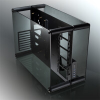 RAIJINTEK Paean, Desktop, PC, Schwarz, Transparent, ATX, micro ATX, Mini-ITX, Aluminium, SPCC, Gehärtetes Glas, 14 cm