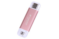 Transcend ESD310 - 512 GB - USB Typ-A auf USB Typ-C - 3.2 Gen 2 (3.1 Gen 2) - 10 Gbit/s - Passwortschutz - Pink