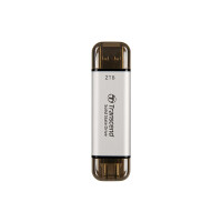 Transcend ESD310, 1 TB, USB Type-A / USB Type-C, 1050 MB/s, 10 Gbit/s, Silber