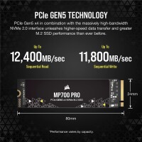 Corsair MP700 PRO - 2 TB - M.2