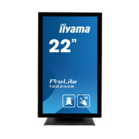 Iiyama ProLite T2234AS-B1, 54,6 cm (21.5"), 1920 x 1080 Pixel, Full HD, 8 ms, Schwarz