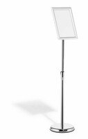 Durable 479823 - Informationsstand - A4 - Aluminium - Kunststoff - Stahl - Silber - Horizontal/Vertical - 1205 mm