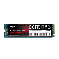 Silicon Power P34A80, 512 GB, M.2, 3400 MB/s