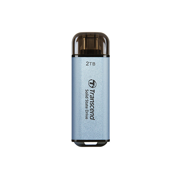 Transcend ESD310, 2 TB, USB Typ-A auf USB Typ-C, USB 3.2 Gen 2x2, 1050 MB/s, Schwarz