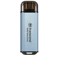 Transcend ESD300C, 512 GB, USB Typ-C, 1050 MB/s, Blau