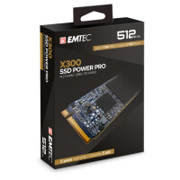 EMTEC X300 NVMe 512 GB - Solid State Disk