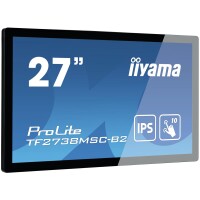 Iiyama ProLite Mit einer Full HD Auflösung (1920x1080) und projektiv kapazitiver 10-Punkt-Touch-Technologie bietet der TF2738MSC-B2 eine nahtlose und präzise Touch-Reaktion - 68,6 cm (27") - 1920 x 1080 Pixel - Full HD - LED - 5 ms - Schwarz