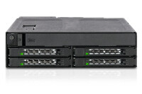 Icy Dock MB604SPO-B - Schwarz - Metall - 9.5,12.7 mm - 1...