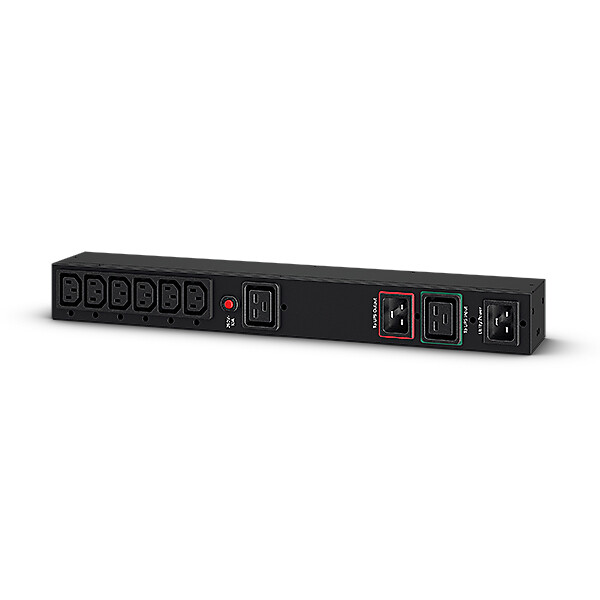 CyberPower Systems CyberPower MBP20HVIEC6A Maintenance Bypass PDU Rack 1U - Eingang 16A- (1) IEC C19 + (2) IEC C20 - Ausgang 16A- (6) IEC C13 + (1) IEC C19 für OL + OLSA Rackmount - Überbrückungsschalter - Rack-montierbar - Schwarz - Status - Metall - 1U
