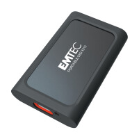 EMTEC X210 ELITE, 2 TB, USB Typ-C, 3.2 Gen 2 (3.1 Gen 2), 1100 MB/s, 10 Gbit/s, Schwarz, Rot