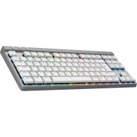 Logitech G G515, Kabellos, RF Wireless + Bluetooth, Mechanischer Switch, QWERTY, RGB-LED, Weiß