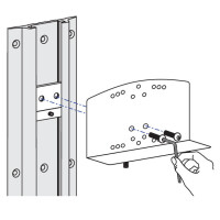 Ergotron Track Mount Bracket Kit for CPU Holders, 500 g, 500 g